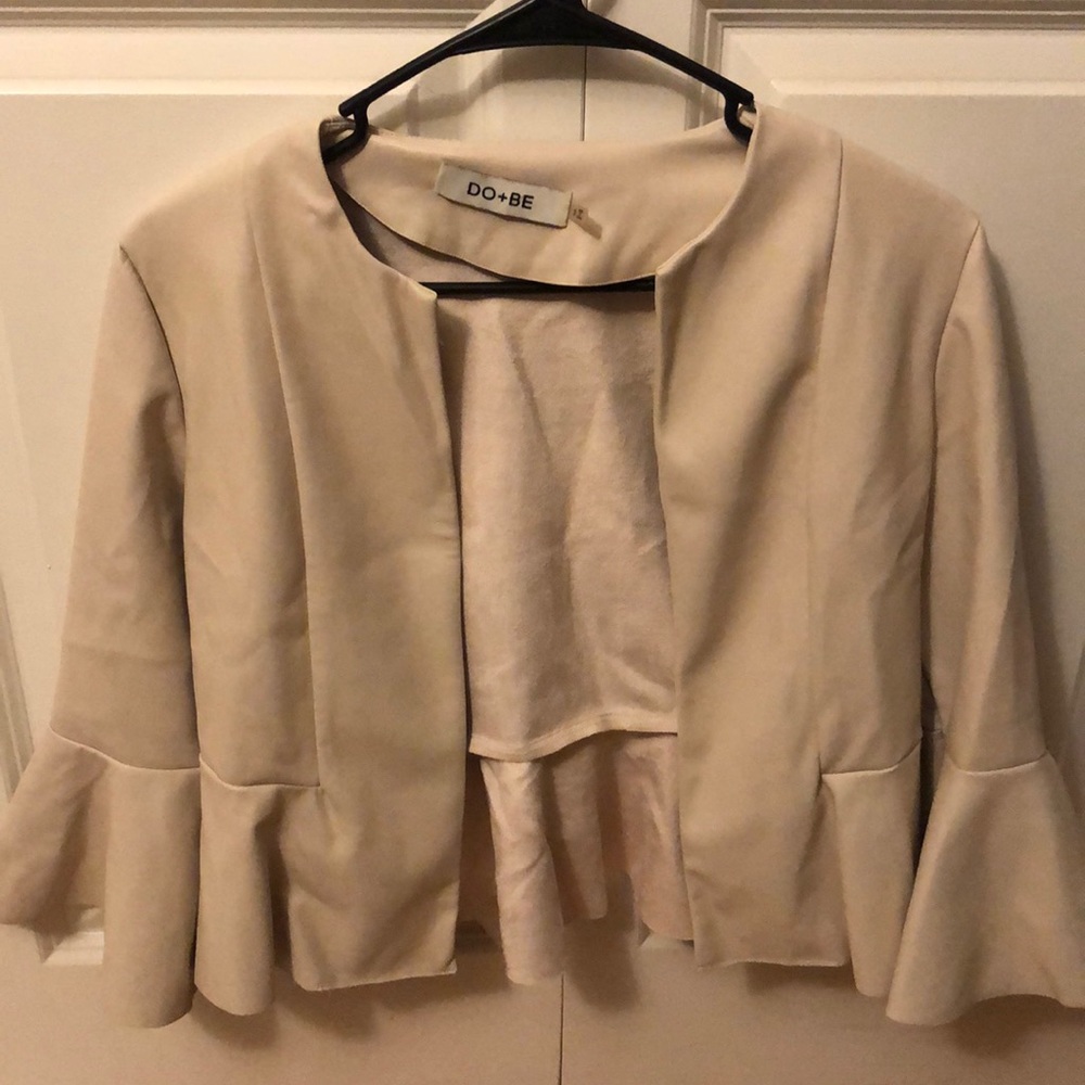 DO+BE Peplum Cardigan